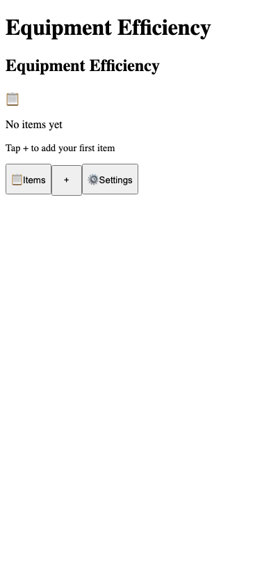 Equipment Efficiency - HVAC Tool Pro export example